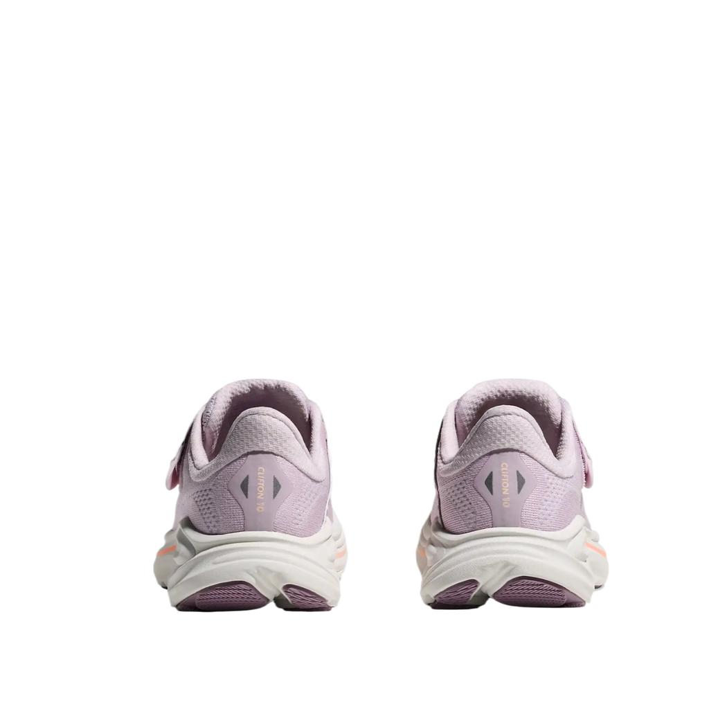 Hoka One One Clifton 10 Round Toe Comfortable Velcro Breathable Durable Low Top Running Shoes Kids sneakers 1168873-LRMT