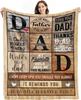 Idea Gifts For Dad Blankets for Father's Day Mother's Day Anniversary Birthday Thanksgiving for Mom Uncle Aunt Grandpa Grandma