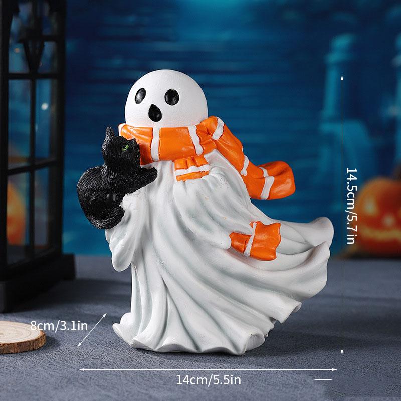 Ghost Ghost Resin Ornament Halloween Party Decoration Small Items Festival Atmosphere Decoration Funny Desktop Crafts