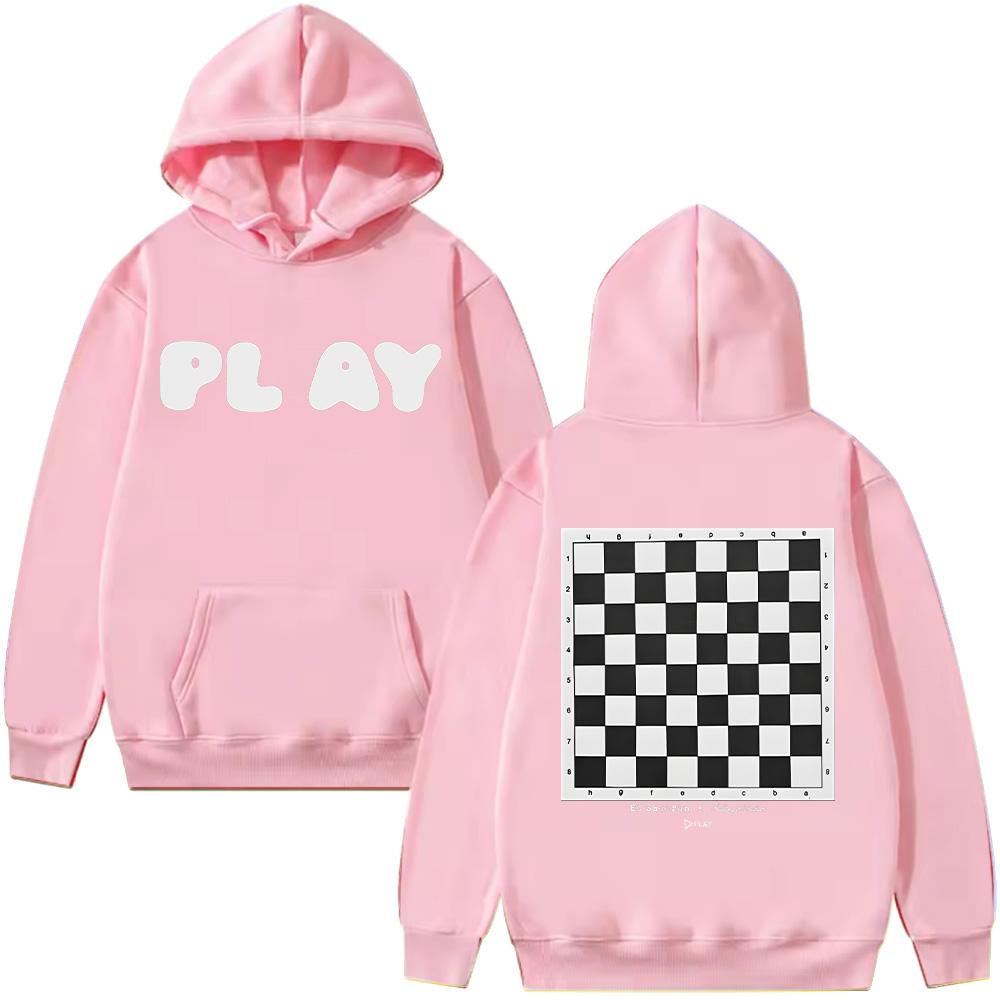 

Ed Sheeran Play X KidSuper Hoodies Unisex Harajuku Vintage Hip Hop Sweatshirt High Quality Oversized Streetwear Casual Hoody XXXL розовый