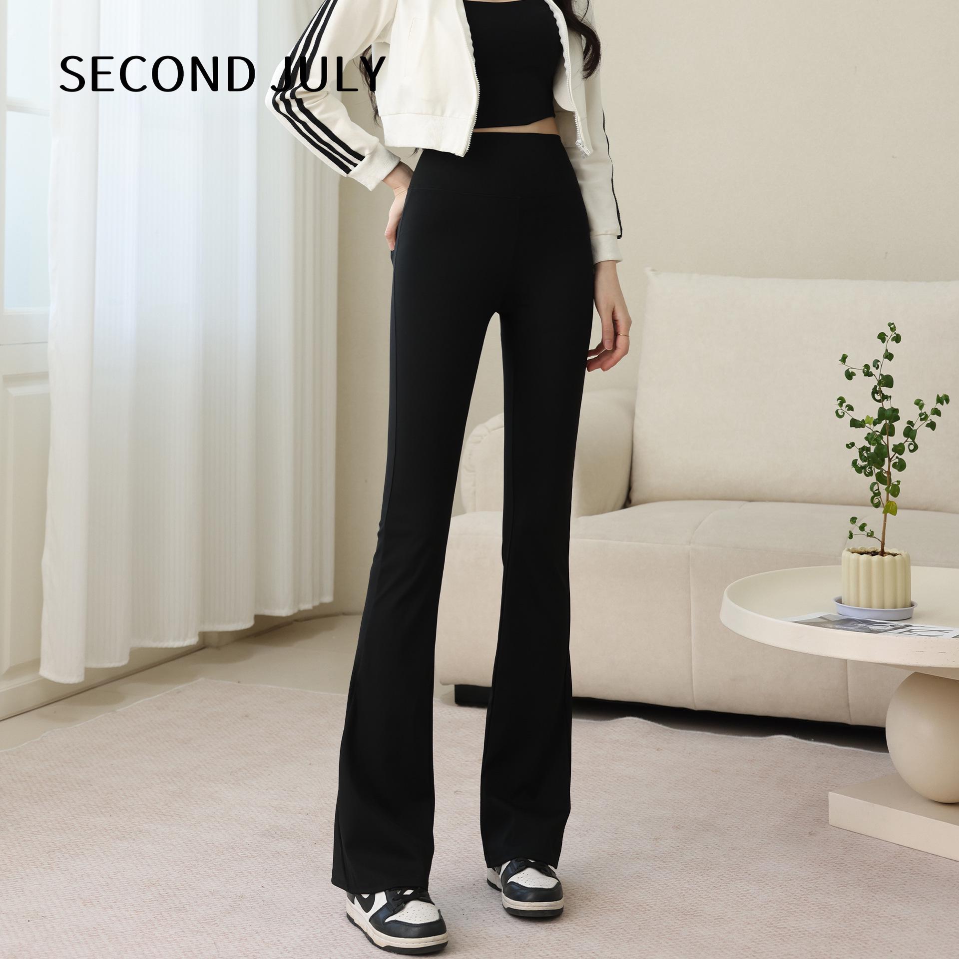 

Летние расклешенные штаны для йоги с высокой талией и утягивающим животом — легкие, солнцезащитные, утягивающие XL (62.5-72.5 kg)