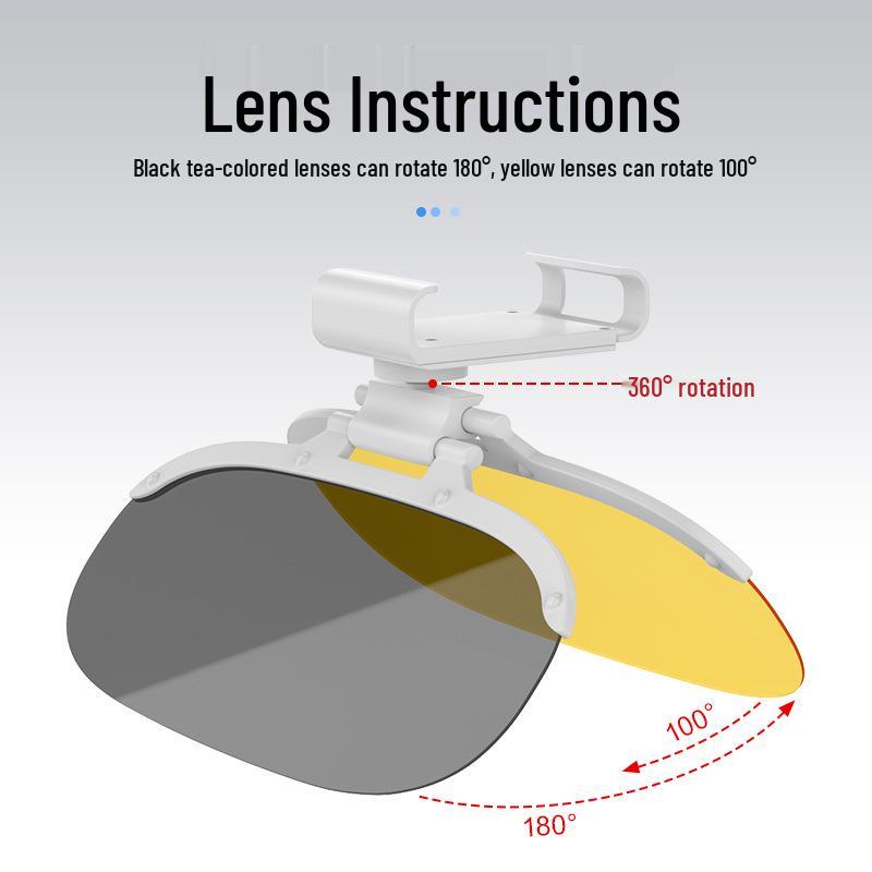 Day & Night Anti-Glare Sun Visor for Driving