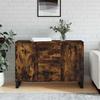 VidaXL Buffet, Sideboard with Legs, Storage Cabinet, Living Room Organizer, Interior Living Room, Smoked Oak 827217