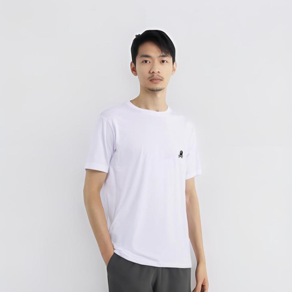 Bape Color Ape Crossbone One Point Tee Men's 4K20-110-011