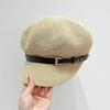 Knitted Women's Beret Breathable Octagonal Hat New Female Baseball Cap  Sun Protection