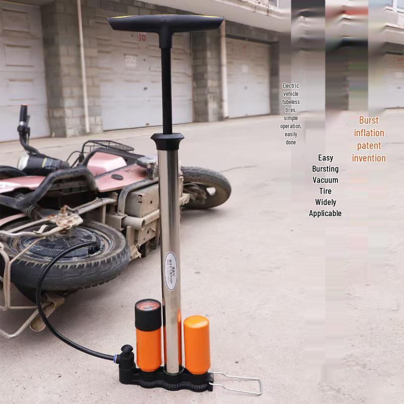 Portable High-Pressure Multifunctional Air Pump for Vehicles and Motorcycles