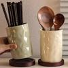 Irregular Ceramic Chopstick Storage Rack for Household Kitchen Storage Quick Chopstick Holder Countertop Drain Chopstick Holder
