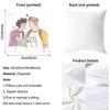 Cartoon H-HeartstopperS Cushion Cover Pattern Printed Pillowcase for Living Room Sofa Cushion Cover & Bedroom Decor