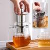 Neuer Wiederverwendbarer Edelstahl-Teesieb Netz-Aufgusseinsatz Korb für losen Tee Kräuterfilter für Tasse Teekanne Teegeschirr S/M/L