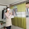 Retractable No-Drill 304 Stainless Steel Balcony Clothes Drying Rack Pole