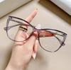 Vintage Gradient Eyeglasses for Nearsightedness  Anti Blue Light Glasses Elegant Female Ultralight Cat Eye Eyewear Frames