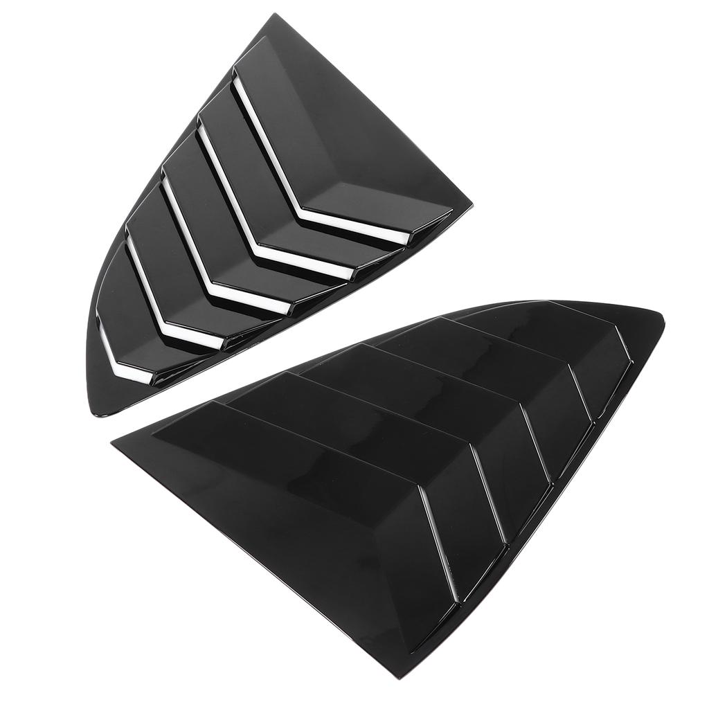 2pcs Rear Side Window Louver ABS Air Vent Scoop Shades Cover Replacement for CRV 2017‑2021