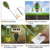 4 In 1 Soil Meter Temperature Sunlight Moisture PH Soil Tester for Family Orchard Agriculture Rice Vegetable Cultivation
