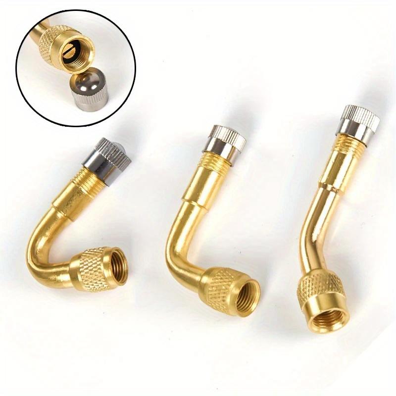 3pcs/set Car Tyre Valves Inflation Extension Tube 45/90/135 Degree Adapter Universal Motorcycle Bike Tyre Valve Connector Accessories