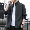 JEEP SPIRIT Men's Stand Collar Fleece Jacket