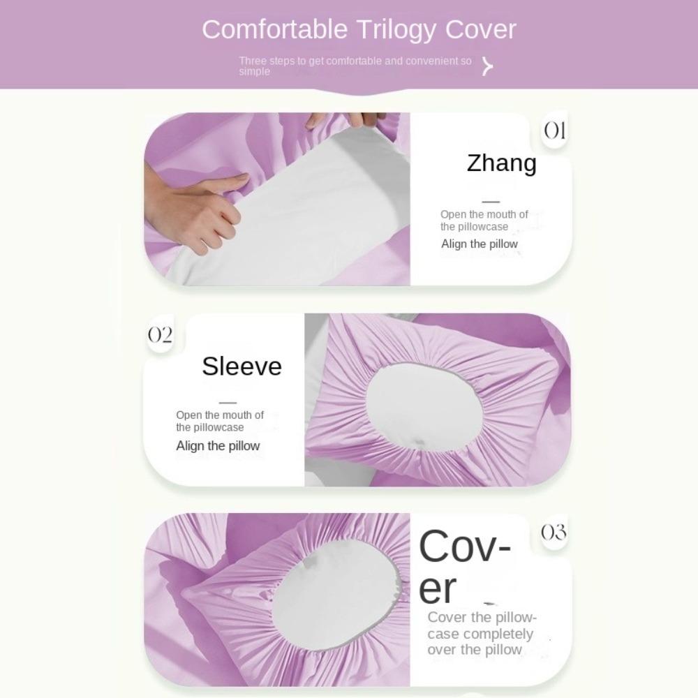 2pcs Breathable Disposable Pillowcase Set Thickened Disposable Pillowcases Pillow Cover  Travel