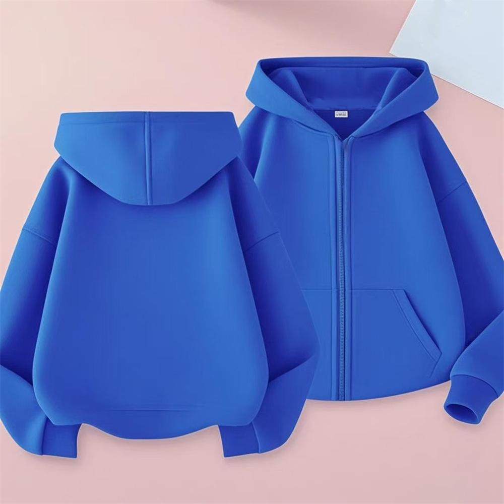 Reißverschluss Stil Kinder Kapuzenpullover Strickjacke Mantel Junge Mädchen Rot Rosa Oberteile Kind 3-12 Jahre Schwarz Freizeit Kleinkind Sweatshirt Kleidung