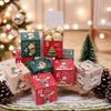Leere Countdown-Boxen 24-Tage Weihnachts-Countdown-Box Befüllbarer Kartonbehälter Festliche Dekoration für Winterferien Jugendliche