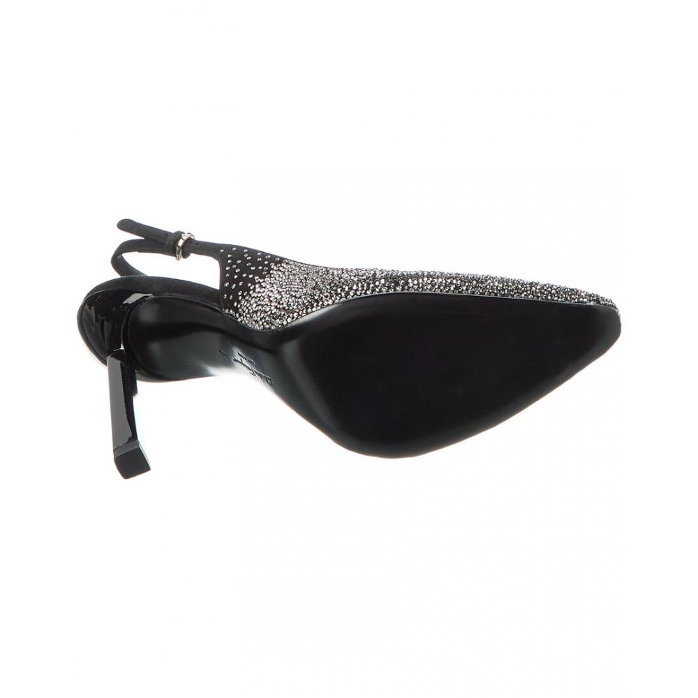 Salvatore Ferragamo Ferragamo Jessie Suede Pump Black