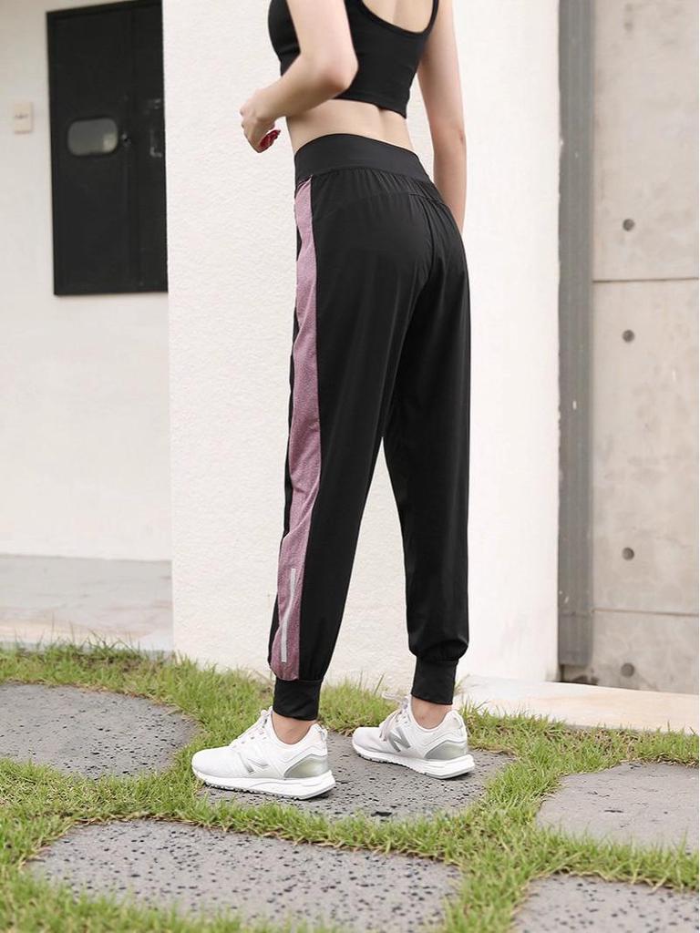 Women's Plus Size Autumn Yoga Pants – Breathable, Slimming, Loose Fit, Tapered Hem for Gym, Running, Sports