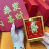 Tian Guan Ci Fu 2026 Year of the Horse Wealth Ornament - Customizable Desktop Decoration & Corporate Souvenir