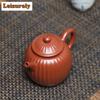 270ml Elegant Yixing Purple Clay Teapots Handmade Pot Raw Ore Dahongpao Mud Kettle With Strainer Zisha Teaset Cha Craft Supplies