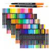 12-120 Colors Markers Set Dual Tip Brush Pen Fine Tip Painting Watercolor Art Marker Pens for Manga Art Drawing Supplies