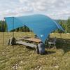 Camping Tarp Waterproof Blue 695 x 580 x 200 cm