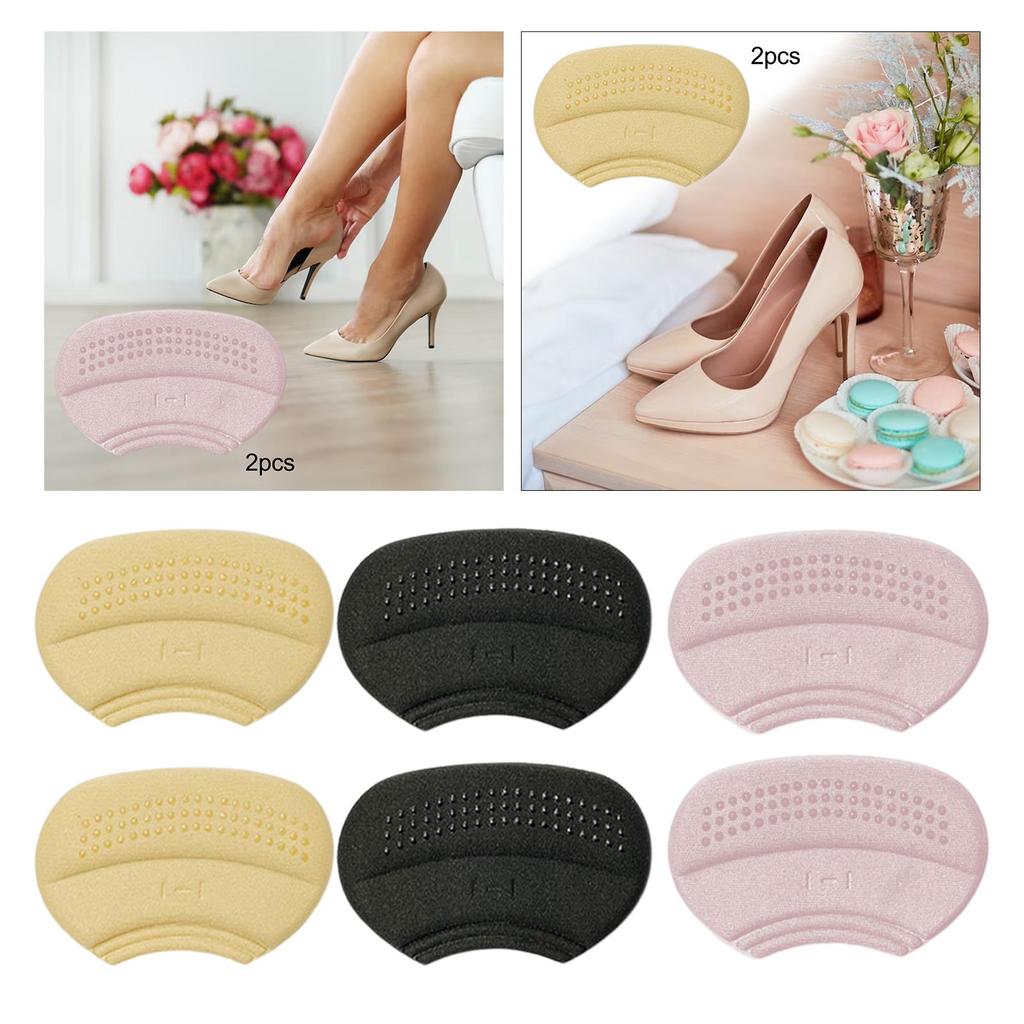 2 Pieces Heel Grips Liner Cushions Inserts Non Slip Shoe Heel Inserts Improved Shoe Fit and Comfort for Shoe Too Big Men Women