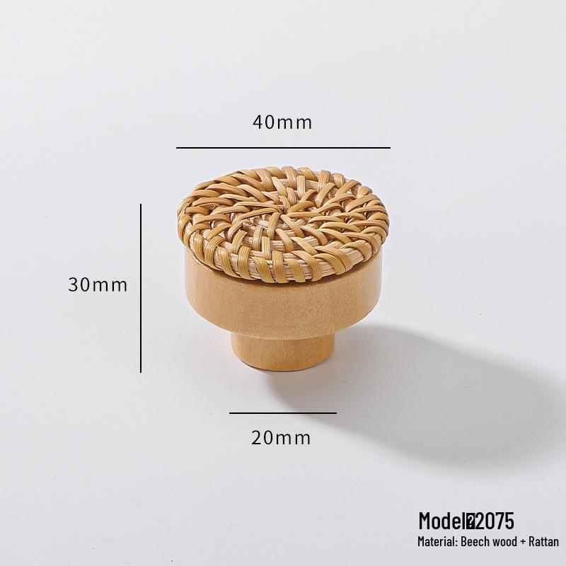 Solid Wood Cartoon Drawer Pull Knob for Children's Room