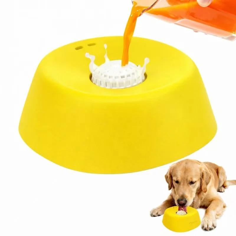 Anti-Würgen Slow Feeder Hundenapf Rutschfest 3/4 Tasse - Leckspielzeug für flüssige Leckerlis Knochenbrühe Joghurt