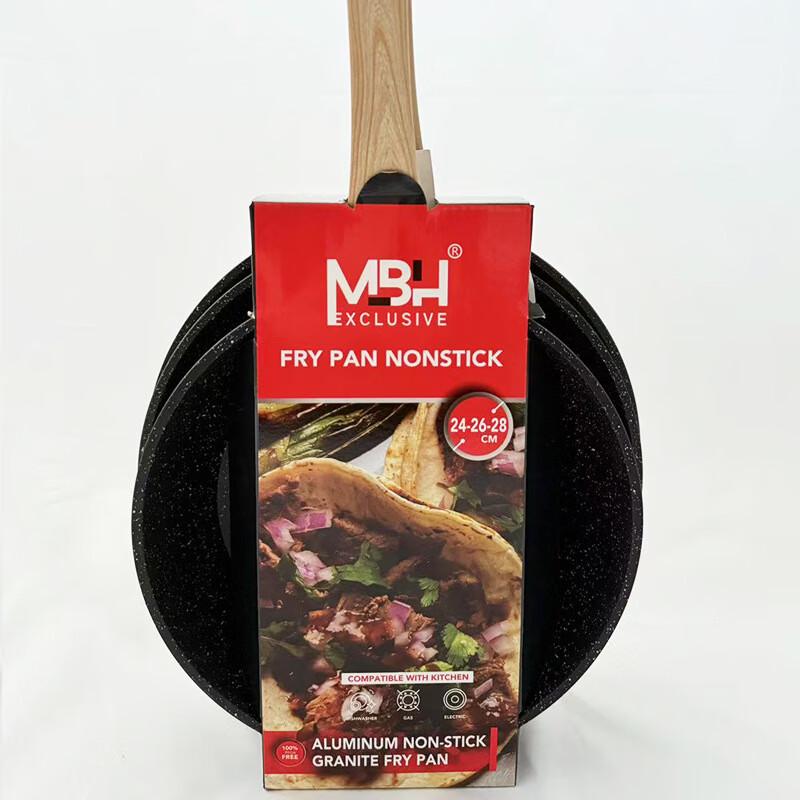 Lilang 3-Piece Non-stick Maifan Stone Cookware Set