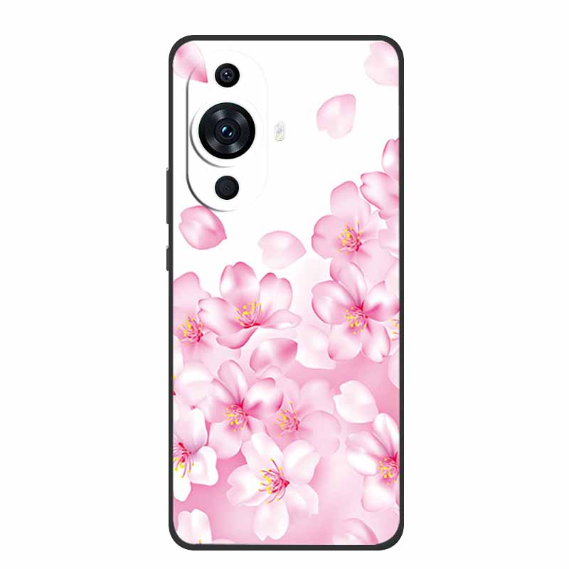 Funda For Huawei Nova 12s Case Cute Cartoon Cat Black Silicone Soft Back Cover Case For Huawei Nova 12s Case Nova12s 12 S Coque