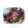 Stand Acrilico Grande Ornamenti Cartone Animato Pirata Luffy Sauron Espositore da Tavolo Spettacolo di Fumetti Vendita All'Ingrosso Consegna