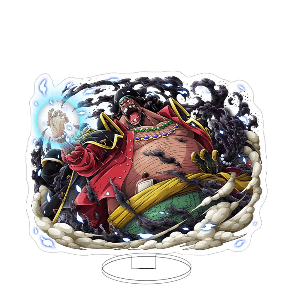 Stand Acrilico Grande Ornamenti Cartone Animato Pirata Luffy Sauron Espositore da Tavolo Spettacolo di Fumetti Vendita All'Ingrosso Consegna