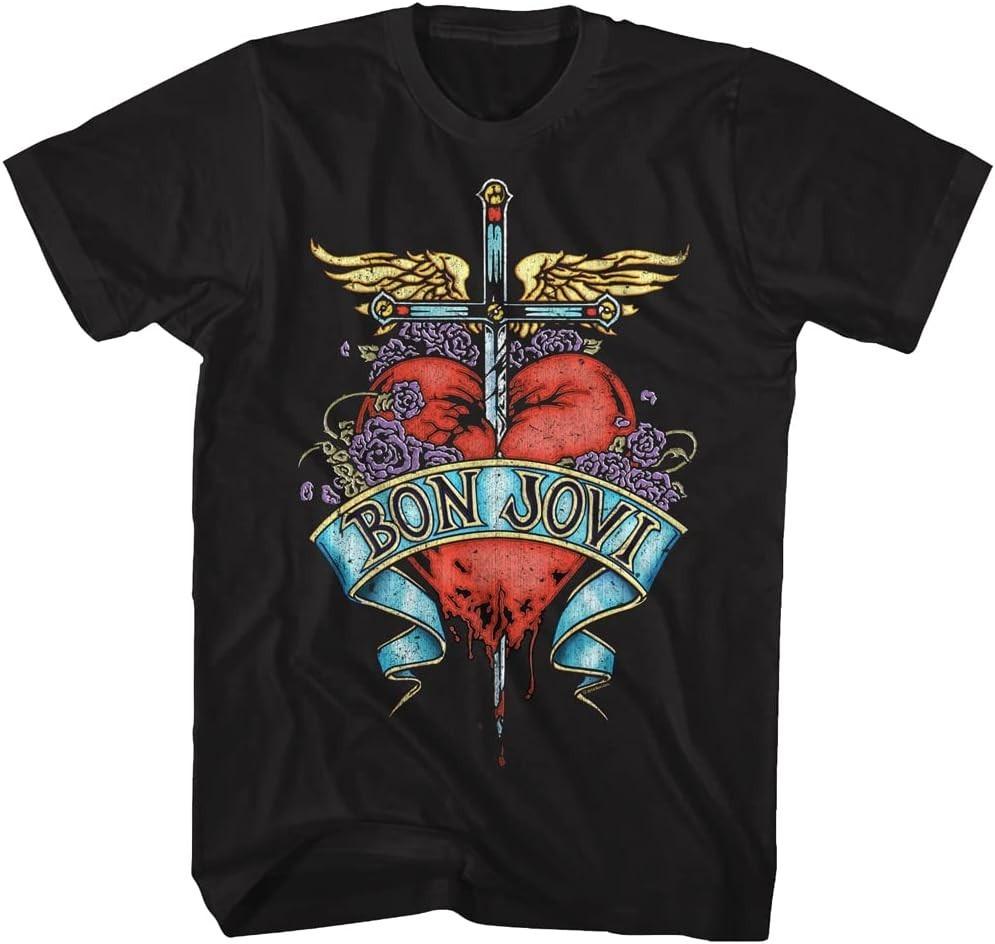 

Vintage Bon Jovi Licensed Open Back All Size S to 5XL SE008 Unisex T-Shirt S