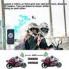 1/2Pcs Motorcycle Intercom Headset Helmet Bluetooth 5.3 For 2 Riders Intercommunicator 300M Waterproof Motorbike Interphone