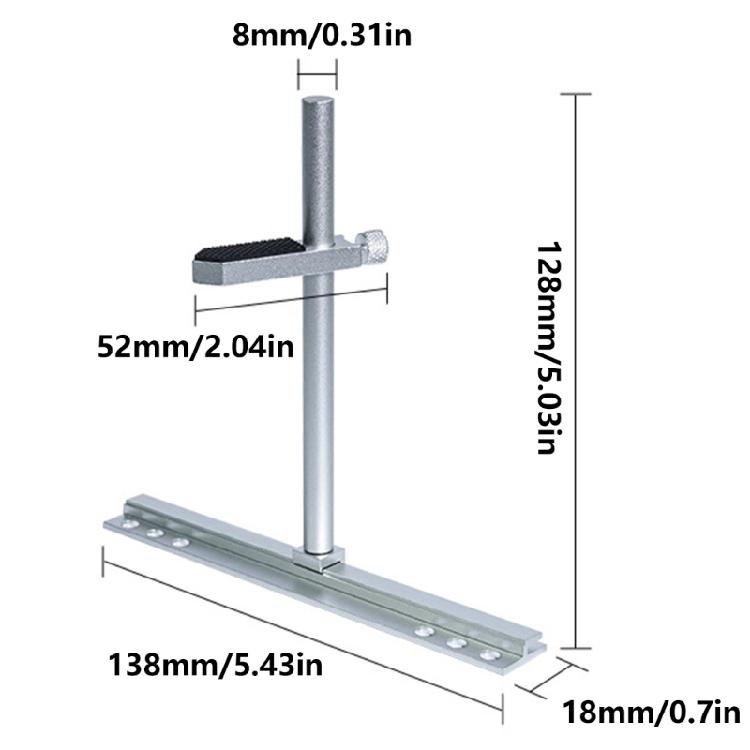 Video Card Stand Easy Adjust Aluminum Graphics Card Bracket, Single Layer Support for Home and Office Computers