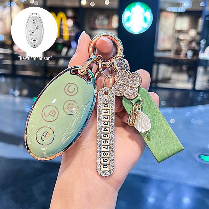 Compatible Key Case for BYD Models: Dolphin, Han, Qin Plus DMi, Song Pro, Yuan, Tang, Seagull EV, Destroyer 05, Seal 06