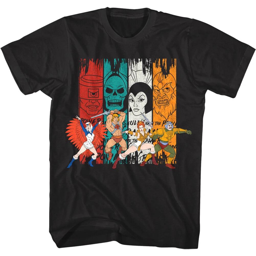 Masters of the Universe Heroes vs Villains Men s T Shirt He-Man Evil Lyn Beast 3XL