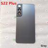 S908 Housing For Samsung Galaxy S22 Ultra Plus S901 S906 5G Battery Cover Glass Repair Back Door Rear + Logo Camera Lens