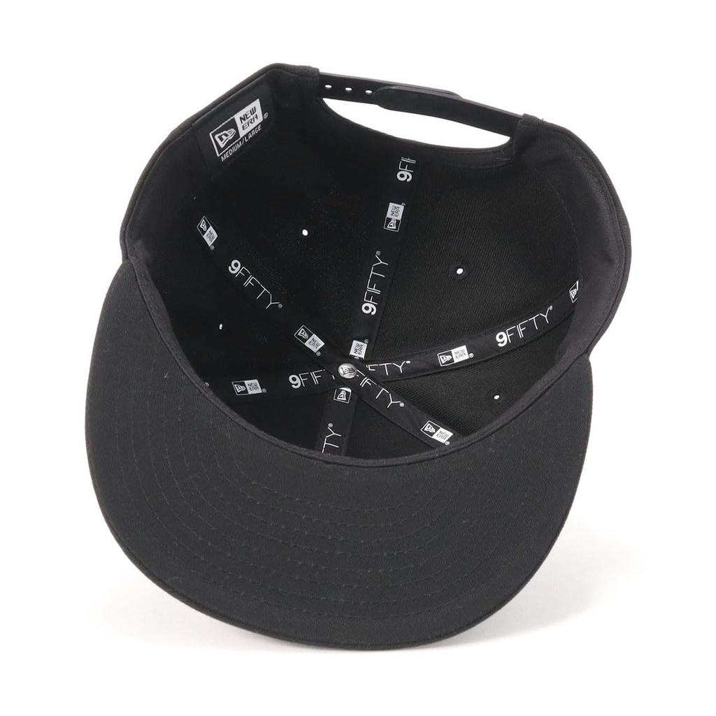 [New Era] New Era Cap 9FIFTY 14550960 N840NF307 BlackMatte BK Black Metal Plate ONSPOTZ Exclusive Men's Women's Hat Snapback 950 Unisex Summer Sun