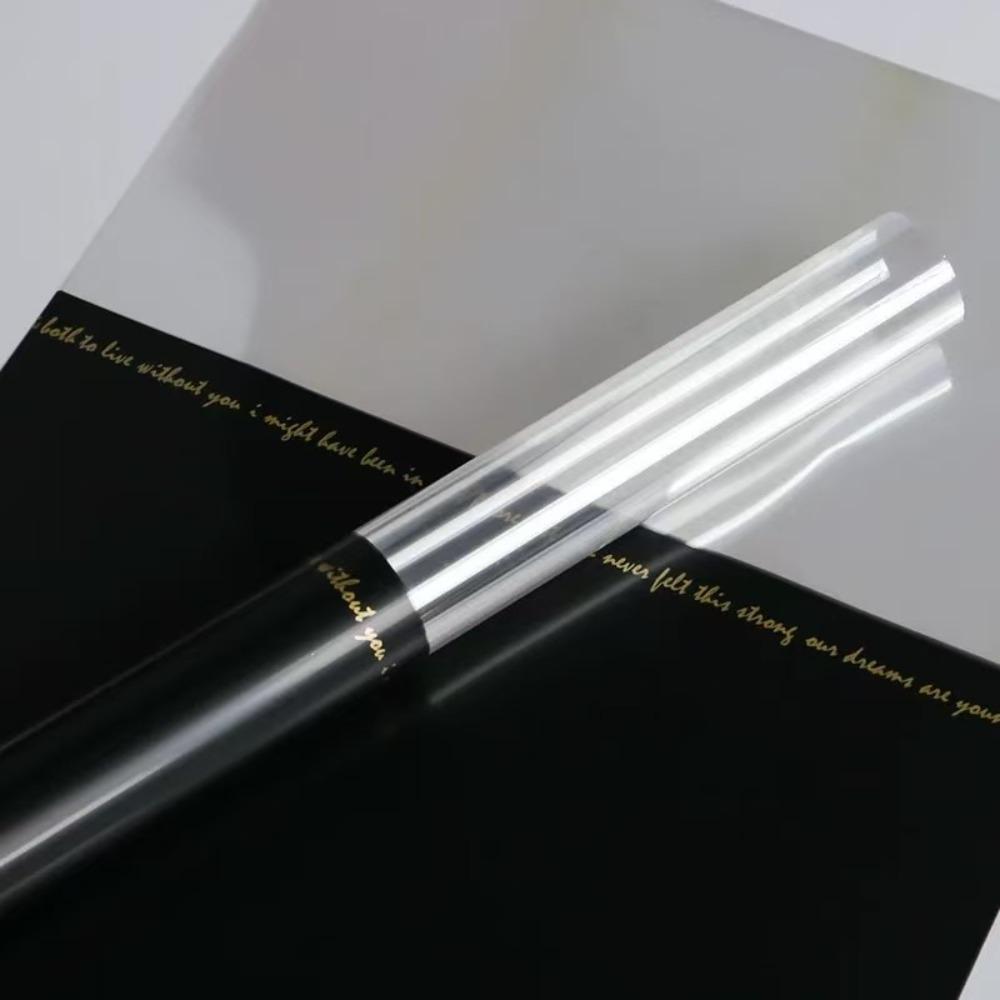 20 Pieces Romantic Single Flower Wrapping Bags Waterproof Bouquet Packaging Bag Graduation Party