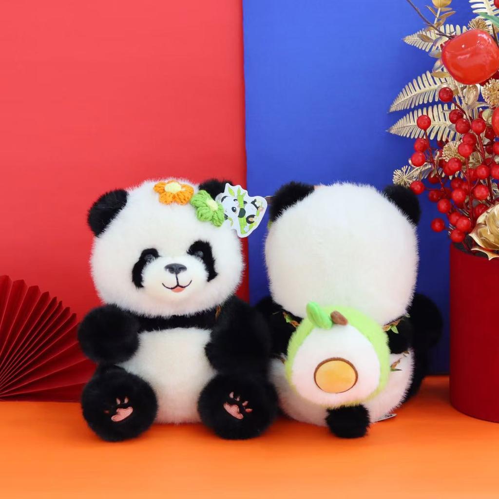 Cute Giant Panda Doll Plush Toys Chengdu Panda Doll Flowers Panda Rag Doll Event Gift