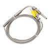 Termopar EGT tipo K, rosca NPT de 18 pulgadas, sonda de temperatura de gases de escape de acero inoxidable con punta expuesta