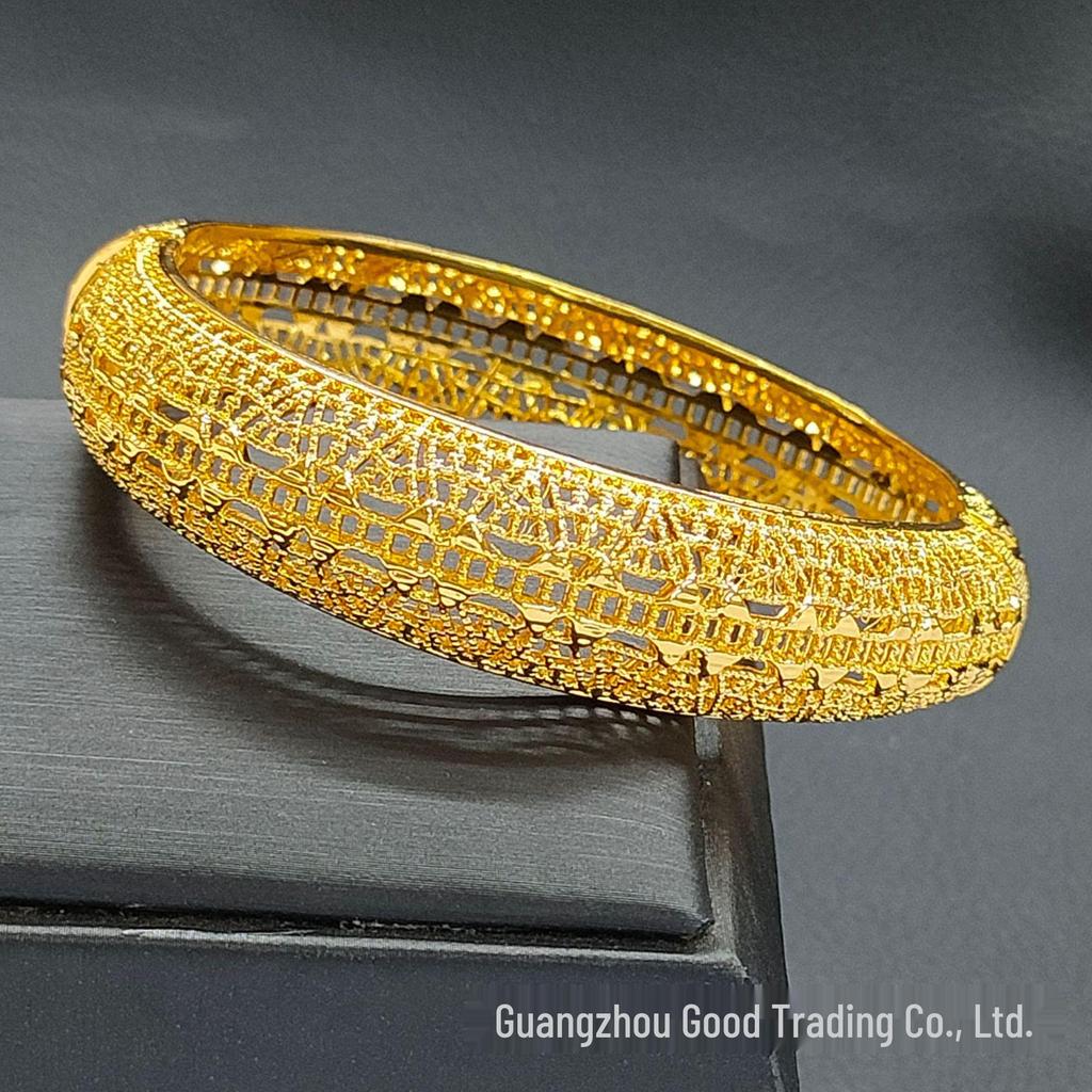 Bracelet de mariée Bollywood plaqué or 24 carats: Bijoux de mariée pour femmes