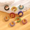 1Pcs Multicolor C-Shaped Cartilage Ear Clip Earrings for Women Fashion Luxury Rhinestone No Pierced Ear Cuff Female Jewelry