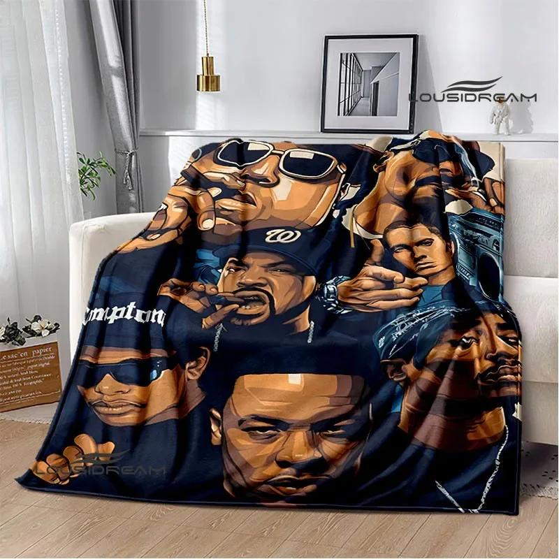 Eminem Hip -hop Singer Printing Blanket Warm Blanket Flannel Blanket Picnic Blanket Blankets for Beds Birthday Gift