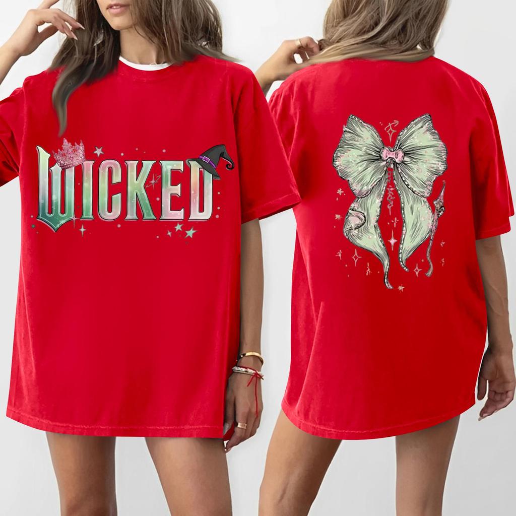 Women's Casual Fashion Round Neck Printed Short Sleeve T-Shirt Top