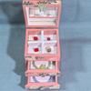 Pink White Mother of Pearl Lacquer Jewelry Box Chinese Style Butterfly Love Flower Storage Case for Wedding Dowry